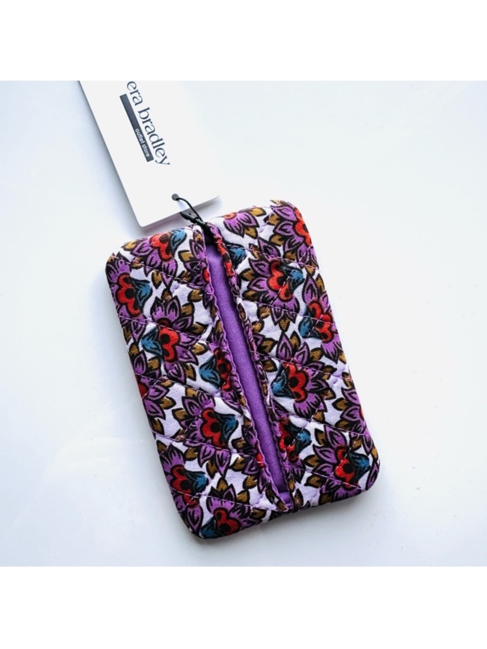 Vera Bradley Cotton Quilted Small Storage bag Tissue Holder